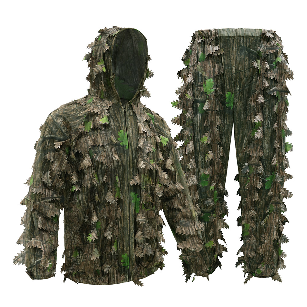 Hunting Outdoor Clothing - Açık Avcılık Yetişkin Yeşil Yapraklar/DeadLeaves Camo