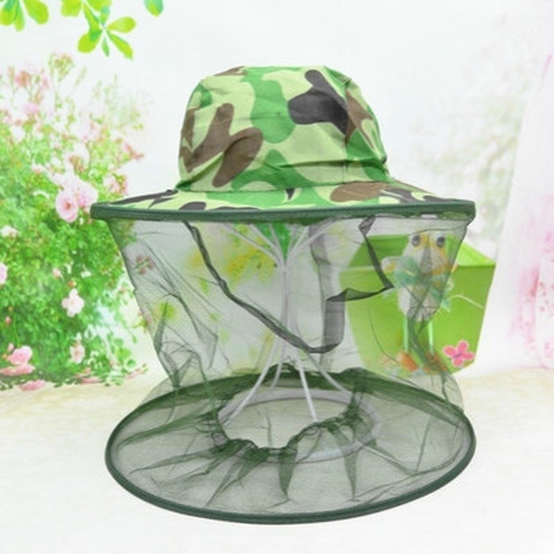Hunting Outdoor Hats - Moda Böcek Cibinlik Örgü Yüz Balıkçılık