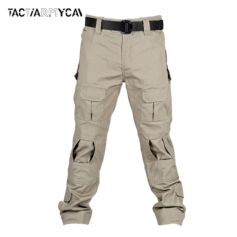 Hunting Outdoor Clothing - Yeni erkekler kargo rahat pantolon çok