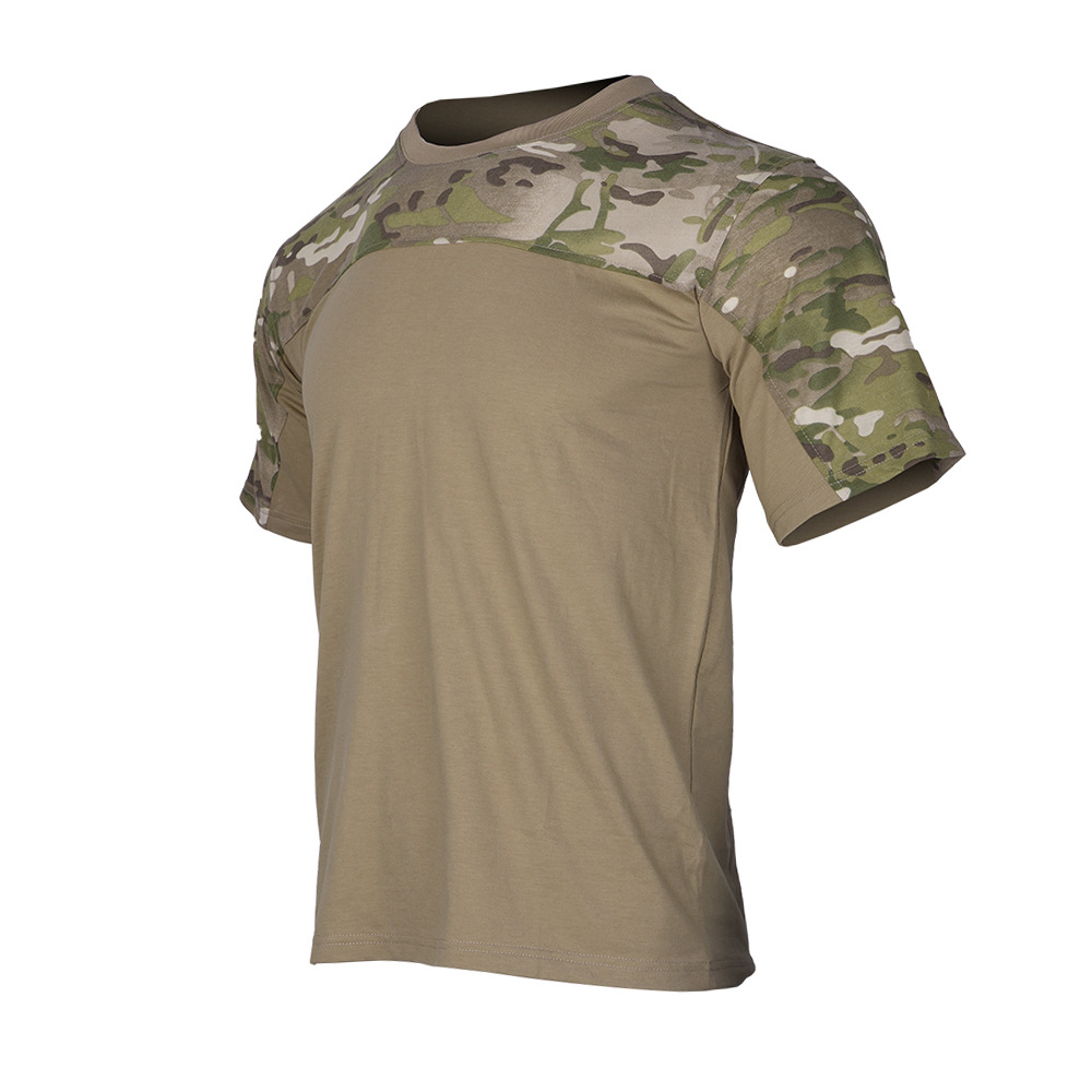 Hunting Outdoor Clothing - Erkek kamuflaj gömlek Tees taktik savaş