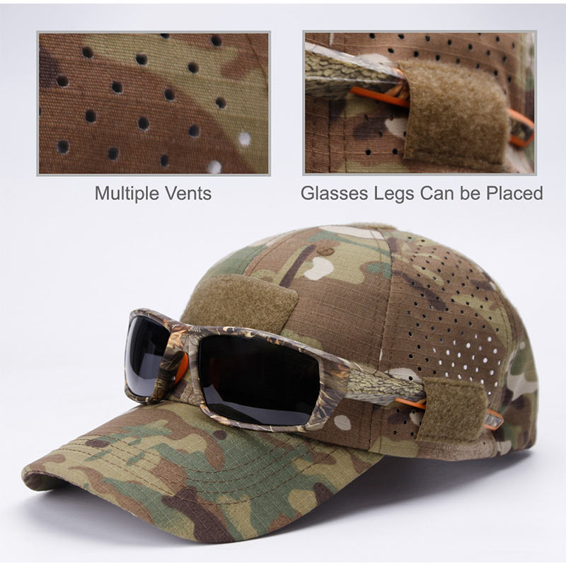 Hunting Outdoor Decor - Açık hava nefes alabilen kamuflaj beyzbol