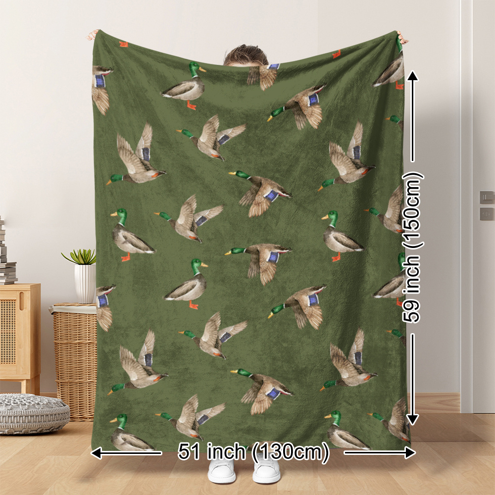 Yeşilbaş Ördek Polar Battaniye - Hunting Outdoor Decor incelemesi ve fiyatı
