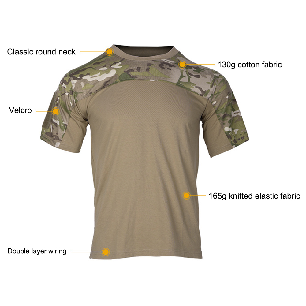 Erkek kamuflaj gömlek Tees tak - Hunting Outdoor Clothing incelemesi ve fiyatı