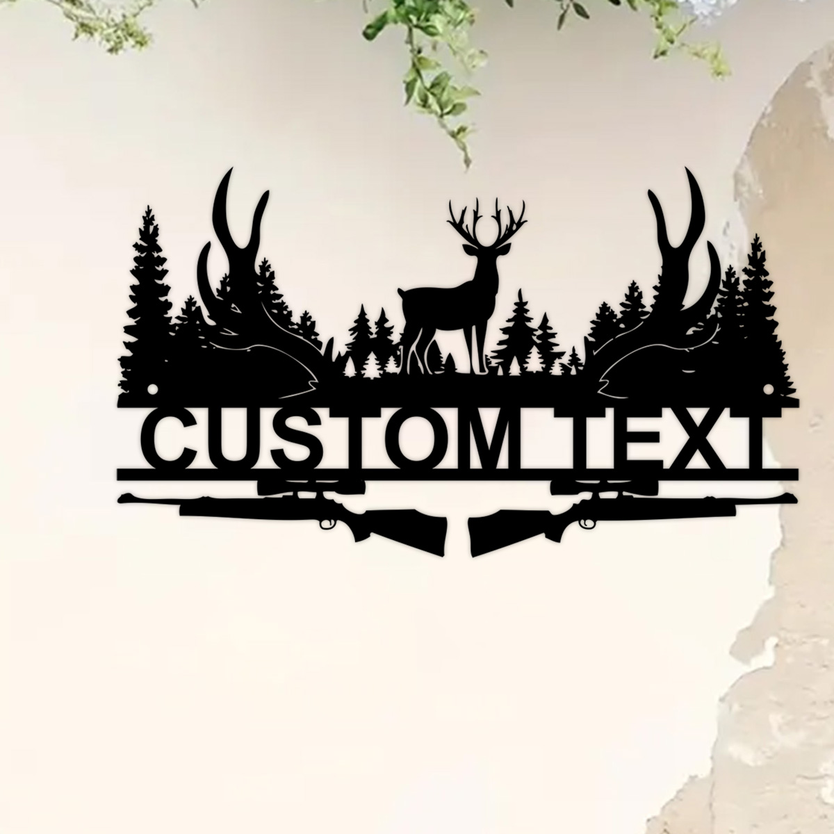Özel geyik kabin Metal işareti - Hunting Outdoor Decor incelemesi ve fiyatı