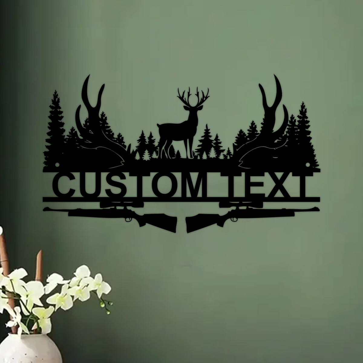 Özel geyik kabin Metal işareti - Hunting Outdoor Decor incelemesi ve fiyatı