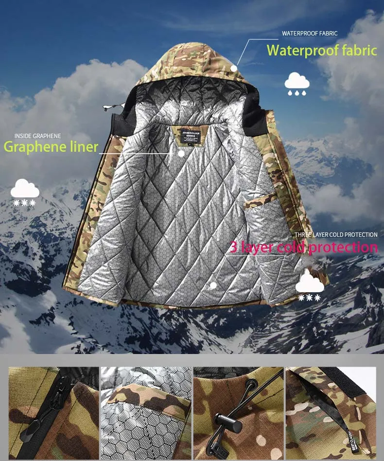 Kışlık Erkek Taktik Ceketleri  - Camouflage Hunting Jacket incelemesi ve fiyatı