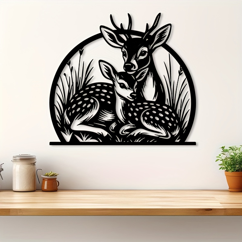 Rustik Demir Geyik Duvar Sanat - Hunting Outdoor Decor incelemesi ve fiyatı