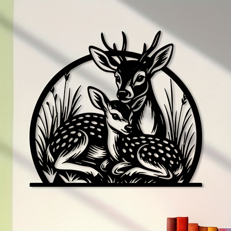 Rustik Demir Geyik Duvar Sanat - Hunting Outdoor Decor incelemesi ve fiyatı